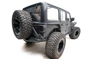 Fab Fours - Fab Fours Off The Door Tire Carrier 2 Stage Matte Black Powder Coated - JL18-Y1851T-1 - Image 3