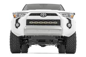 Rough Country - Rough Country Hidden Bumper Chrome Series LED Light Bar Kit 30 in. Dual Row Light Bar [6] 5W High Intensity Cree LEDs 27000 Lumens 300W Cool White DRL Incl. Mounting Brkts. Light Cover - 70787 - Image 3