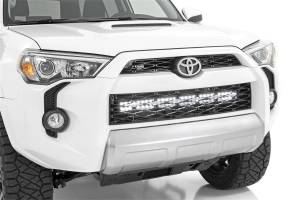 Rough Country - Rough Country Hidden Bumper Chrome Series LED Light Bar Kit 30 in. Dual Row Light Bar [6] 5W High Intensity Cree LEDs 27000 Lumens 300W Cool White DRL Incl. Mounting Brkts. Light Cover - 70787 - Image 5