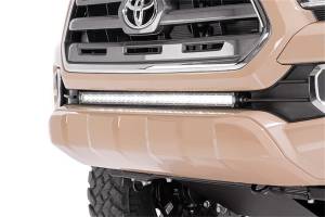 Rough Country - Rough Country LED Bumper Kit 30 in. Incl. Single-Row Cree LED Light Bar Black Series w/Cool White DRL - 70619BLDRL - Image 6