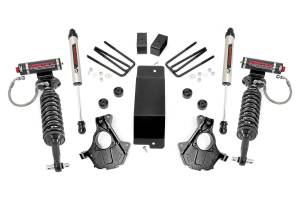 Rough Country - Rough Country Suspension Lift Kit w/Shocks 3.5 in. Lift Knuckle Kit Aluminum And Stamped Steel w/Vertex And V2 Shocks - 12157 - Image 2