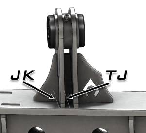 Artec Industries - Artec Industries Jeep TJ Weld On UCA Brackets For Low Pro Front Truss Currie JJ Bushings 1/2 Inch Bolt Size - BR1125 - Image 4