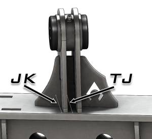 Artec Industries - Artec Industries Jeep TJ Weld On UCA Brackets For Low Pro Front Truss Currie JJ Bushings 7/16 Inch Bolt Size - BR1124 - Image 4
