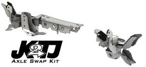Artec Industries JK2TJ Front Axle Swap Kit Dana 44 Rubicon LCA Brackets W/CAM Slot - TJ4416
