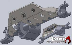 Artec Industries - Artec Industries Dana 60 Full Hydro RAM Mount Only Chevy - RM6001 - Image 2