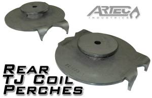 Artec Industries Rear TJ Coil Perches And Retainers 3 Inch Pair - BR1033