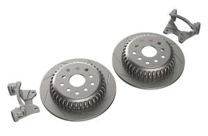 Brakes, Rotors & Pads - Brake Kits - TeraFlex - JK Rear Big Rotor Kit - Slotted - 5-Lug