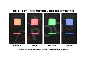 sPOD - sPOD Add On Amber LED 8-Switch Panel for 07-08 Jeep Wrangler JK (for SourceSE) - 8-600-SP-07-A - Image 2