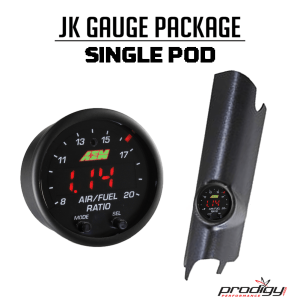 Prodigy Performance Jeep JK Gauge Package For 11-18 Wrangler JK Single Pod - PRO-JK2011-18-PACK-SINGLE