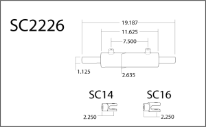 PSC Steering - PSC Steering Double Ended XD Steering Cylinder Kit for Full Hydraulic Steering Systems, 2.25 Inch X 6.0 Inch X 1.125 Inch Rod - SC2226K - Image 2