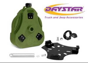 Daystar Cam Can Green Non-Flammable Liquids 2 Gallon W/ 1.5 Inch Roll Bar Mount Includes Spout Daystar - KU71129GN