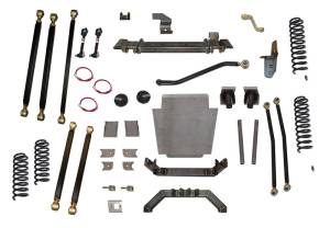 Clayton Off Road Jeep Cherokee 8.0 Inch Pro Series 3 Link Long Arm Lift Kit W/Rear Coil Conversion 84-01 XJ - COR-3601331
