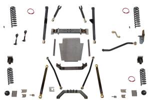 Clayton Off Road - Clayton Off Road Jeep Cherokee 8.0 Inch Long Arm Lift Kit W/Rear Coil Conversion 84-01 XJ - COR-3201331