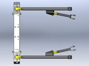 Clayton Off Road - Clayton Off Road Jeep Grand Cherokee Front Long Arm Upgrade Kit 99-04 WJ - COR-4806021 - Image 7