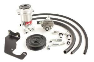 PSC Steering Power Steering Pump and Remote Reservoir Kit, 2007-18 Jeep JK with HEMI Engine Conversion (7 Rib Pulley) - PK1862