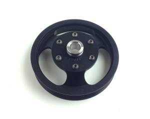 PSC Steering - PSC Steering 6.0 Inch 2 Piece Power Steering Pump Pulley, 6 Rib Serpentine for P Pump/CB Power Steering Pump - PP2444A - Image 2