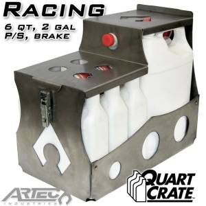 Artec Industries - Artec Industries Racing Quart Crate 6 Qts Brake P/S 2 Gallons - QC0102 - Image 1