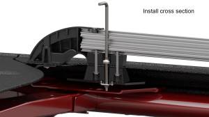 TeraFlex - JK4 Nebo Roof Rack Main Rail Kit -Black - Image 3