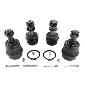 Suspension - Ball Joints - Apex Chassis - Apex Chassis Heavy Duty Ball Joint Kit Fits: 07-18 Jeep Wrangler JK  99-04 Jeep Grand Cherokee Includes: 2 Upper & 2 Lower - KIT102