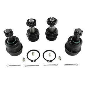 Suspension - Ball Joints - Apex Chassis - Apex Chassis Heavy Duty Ball Joint Kit Fits: 90-01 Jeep Cherokee 90-92 Jeep Comanche 93-98 Jeep Grand Cherokee 97-06 Jeep Wrangler TJ 87-95 Jeep Wrangler YJ Includes: 2 Upper & 2 Lower - KIT103