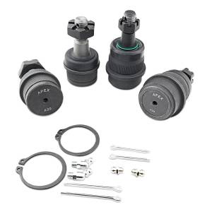 Apex Chassis - Apex Chassis Heavy Duty Ball Joint Kit Fits: 90-01 Jeep Cherokee 90-92 Jeep Comanche 93-98 Jeep Grand Cherokee 97-06 Jeep Wrangler TJ 87-95 Jeep Wrangler YJ Includes: 2 Upper & 2 Lower - KIT103 - Image 3