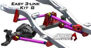 Artec Industries - Artec Industries Easy 3 Link Kit G Adjustable Upper link No Tubing Outside Frame Offset Front Driver Rear Passenger - LK0134 - Image 3