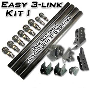 Suspension - 3-Link / 4-Link Kits - Artec Industries - Artec Industries Easy 3 Link Kit I Dual Bracket for Artec Truss Outside Frame Dodge No Dom - LK0306