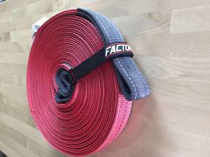 Towing & Recovery - Tow Straps - Factor 55 - Factor 55 30 Foot Tow Strap Standard Duty 30 Foot x 2 Inch Red - 00074