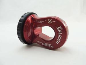 Winches - Winch Driveline, Drums, Motors & Related Parts - Factor 55 - Factor 55 Splicer 3/8-1/2 Inch Synthetic Rope Splice On Shackle Mount Red - 00352-01