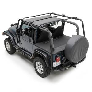 Smittybilt SRC Roof Rack Black Textured No Drill Installation - 76713