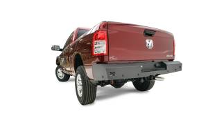 Fab Fours Red Steel Rear Bumper - DR19-RT4450-1