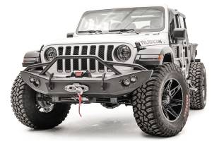 Fab Fours - Fab Fours Lifestyle Winch Bumper 3/16 In. Steel Construction Bare - JL18-B4652-B - Image 2