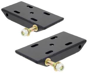 RockJock Heavy Duty Leaf Spring Plates Incl. Replaceable Shock Mounts For Use w/2.5 in. Springs Pair - CE-9031C