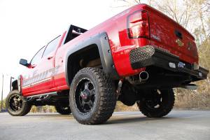 Fab Fours - Fab Fours Black Steel Ranch Rear Bumper 2 Stage Black Powder Coated - CH14-T3050-1 - Image 2