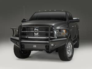 Fab Fours - Fab Fours Elite Front Bumper 2 Stage Black Powder Coated w/Full Grill Guard Incl. Light Cut-Outs - DR94-Q1560-1 - Image 2