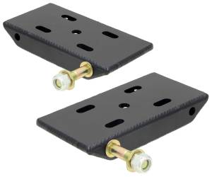RockJock Heavy Duty Leaf Spring Plates For Use w/2 in. Springs Incl. Replaceable Shock Mounts Pair - CE-9031E