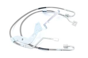 Rough Country Stainless Steel Brake Lines Extended Front 4.5-6 in. - 89709