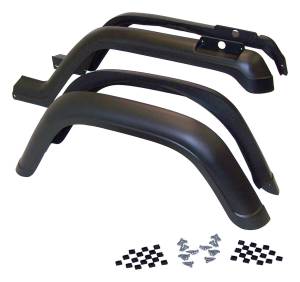 Crown Automotive Jeep Replacement Fender Flare Kit 4 Piece Incl. Hardware  -  5AHK