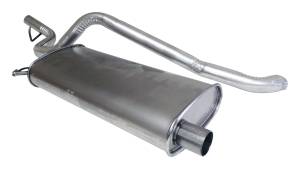 Crown Automotive Jeep Replacement Muffler And Tailpipe Incl. Muffler/Tailpipe/Clamp  -  52022039