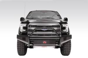 Fab Fours - Fab Fours Black Steel Front Ranch Bumper 2 Stage Black Powder Coated w/Pre-Runner Grill Guard Incl. Light Cut-Outs - FF09-K1962-1 - Image 2