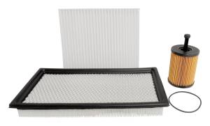 Crown Automotive Jeep Replacement Master Filter Kit For Use w/2007-09 MK Compass/Patriot/Caliber w/2.0L Diesel Engine Incl. Air/Oil/Cabin Air Filters  -  MFK17