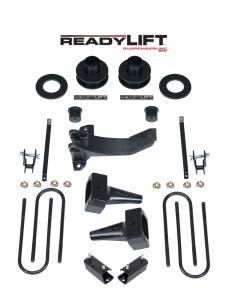 ReadyLift - ReadyLift SST® Lift Kit 2.5 in. Lift For 1 Pc. Drive Shaft 4 in. Rear Tapered Blocks - 69-2524 - Image 1