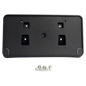 Exterior - License Plate - Crown Automotive Jeep Replacement - Crown Automotive Jeep Replacement License Plate Bracket Front Includes Hardware  -  68207291AC