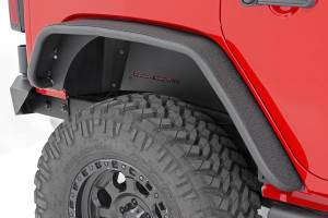 Rough Country - Rough Country Tubular Fender Flares Front and Rear 5 in. Wide Steel Satin Black Incl. Hardware - 10532 - Image 2