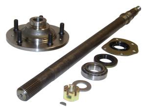 Crown Automotive Jeep Replacement - Crown Automotive Jeep Replacement Axle Hub Kit Rear Left For Use w/AMC 20 Incl. 28 9/16 in. Length Axle Hub/Bearing/Seals/Nut/Washers/Key/Instruction Sheet  -  8133885K - Image 1