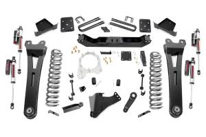 Rough Country Suspension Lift Kit w/Shock 6 in. Radius Arms 3.5 in. Diameter Axle Vertex Reservoir Shocks Factory Rear Overload Springs Includes Installation Instructions - 51250