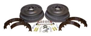 Crown Automotive Jeep Replacement - Crown Automotive Jeep Replacement Drum Brake Shoe And Drum Kit Rear Incl. 2 Drums 1 Shoe Set And Hardware  -  52001151K - Image 2