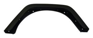 Fenders & Related Components - Fender Flares - Crown Automotive Jeep Replacement - Crown Automotive Jeep Replacement Fender Flare Rear Left Wide Flat Black  -  551757277