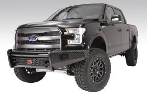Fab Fours - Fab Fours Black Steel Front Ranch Bumper 2 Stage Black Powder Coated w/o Full Grill Guard Incl. Light Cut-Outs And Tow Hooks - FF15-K3251-1 - Image 2