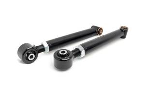 Rough Country X-Flex Control Arm Set Rear Lower Incl. 2 Tubular Adjustable Control Arms w/X-Flex Joints Polyurethane Bushings Sleeves Grease Fittings - 11370